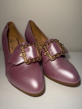 Allures d'Antan Trianon Mauve Shoes Heels Women's EU 40/US 9-9.5 18th Century